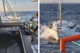 O navă SAR a salvat o ambarcațiune aflată în derivă pe marea agitată