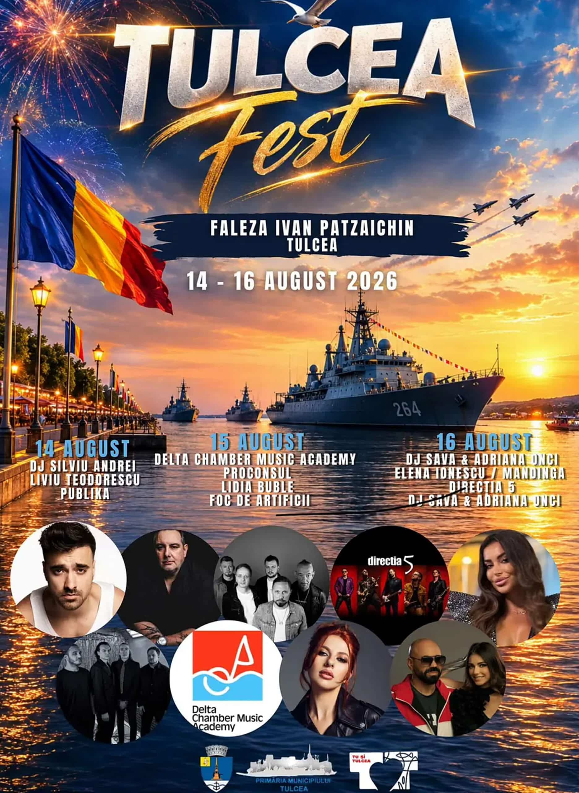 Primăria Tulcea organizează un weekend de poveste de Zilele orașului